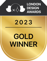 London Design Awards gold badge